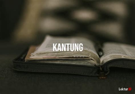 Arti kata kantung .